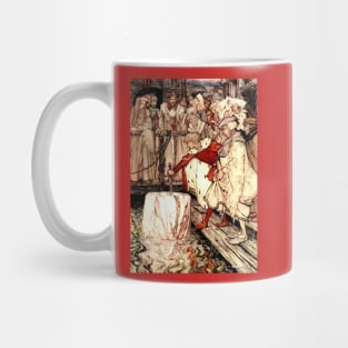 Galahad and the Sword in the Floating Stone - Arthur Rackham Mug